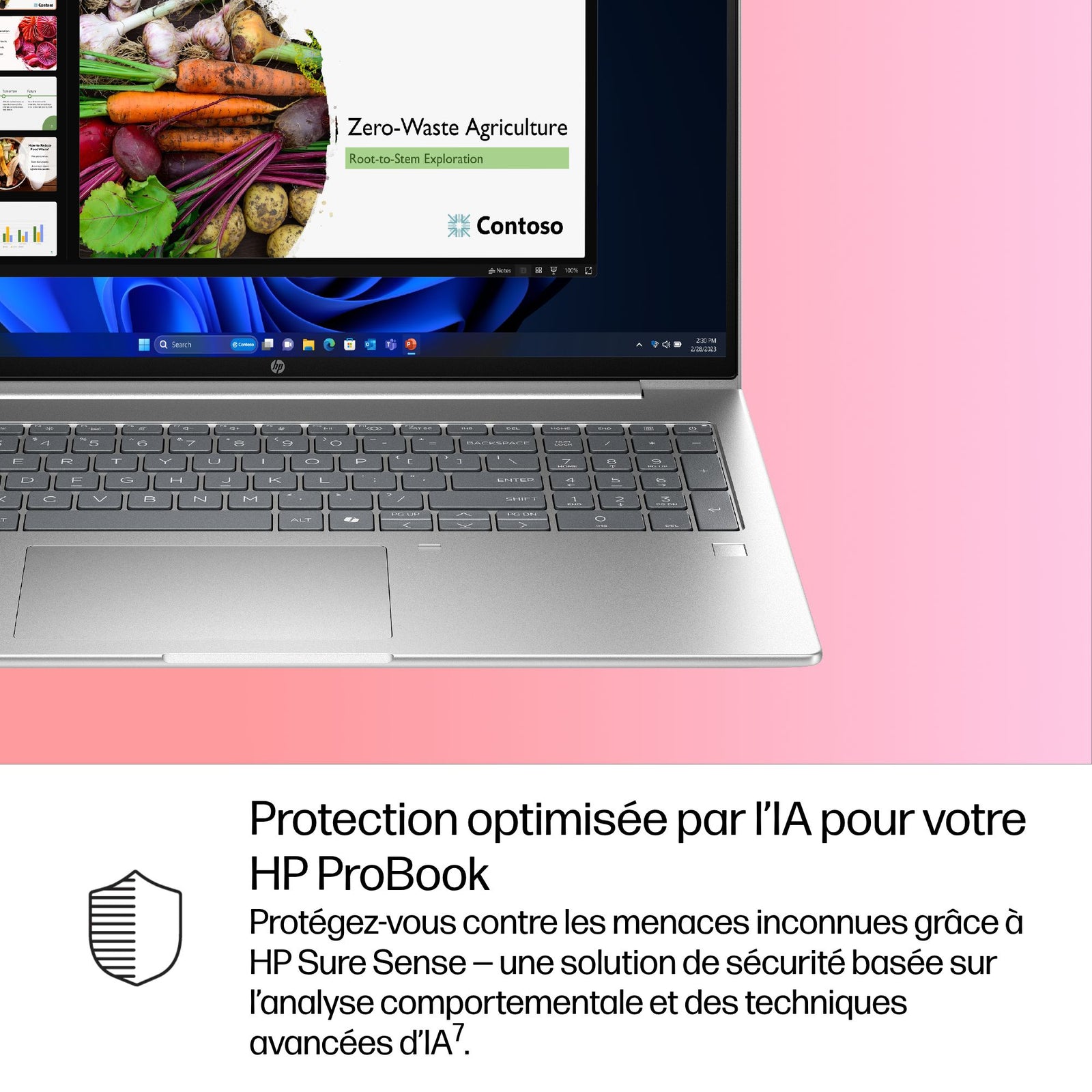 HP ProBook 4 G1i 16" Intel Core Ultra 7 255H 32Go 1TB SSD AZERTY B9YS0ET#ABF