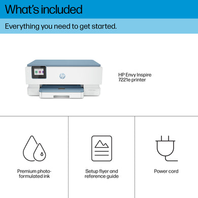 HP ENVY Inspire 7221e All-in-One Printer - Draadloos, Dubbelzijdig