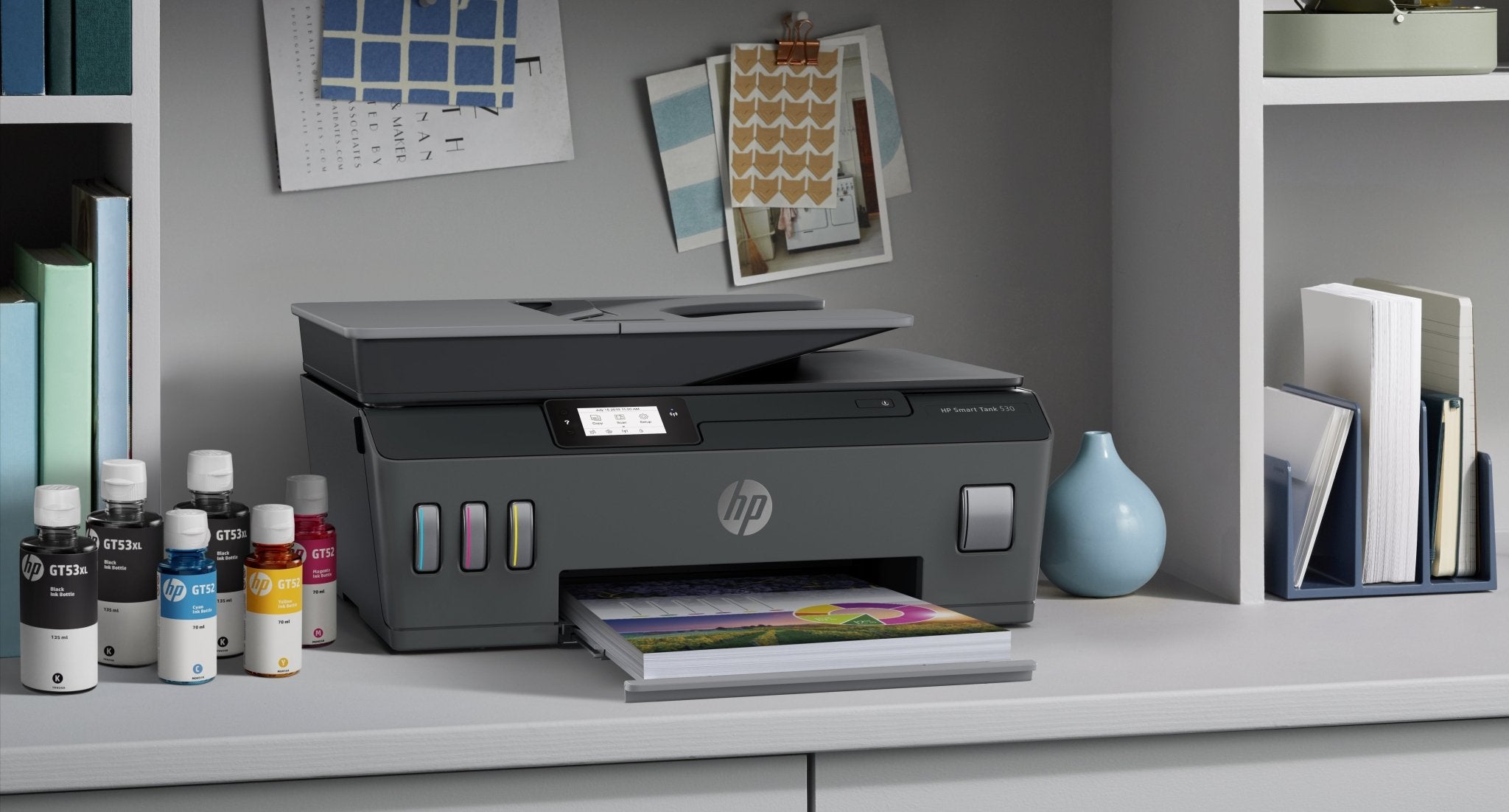 HP Smart Tank 530 Wireless All - in - One Thermische inkjet A4 4800 x 1200 DPI 11 ppm 4SB24ABEW - Compridis