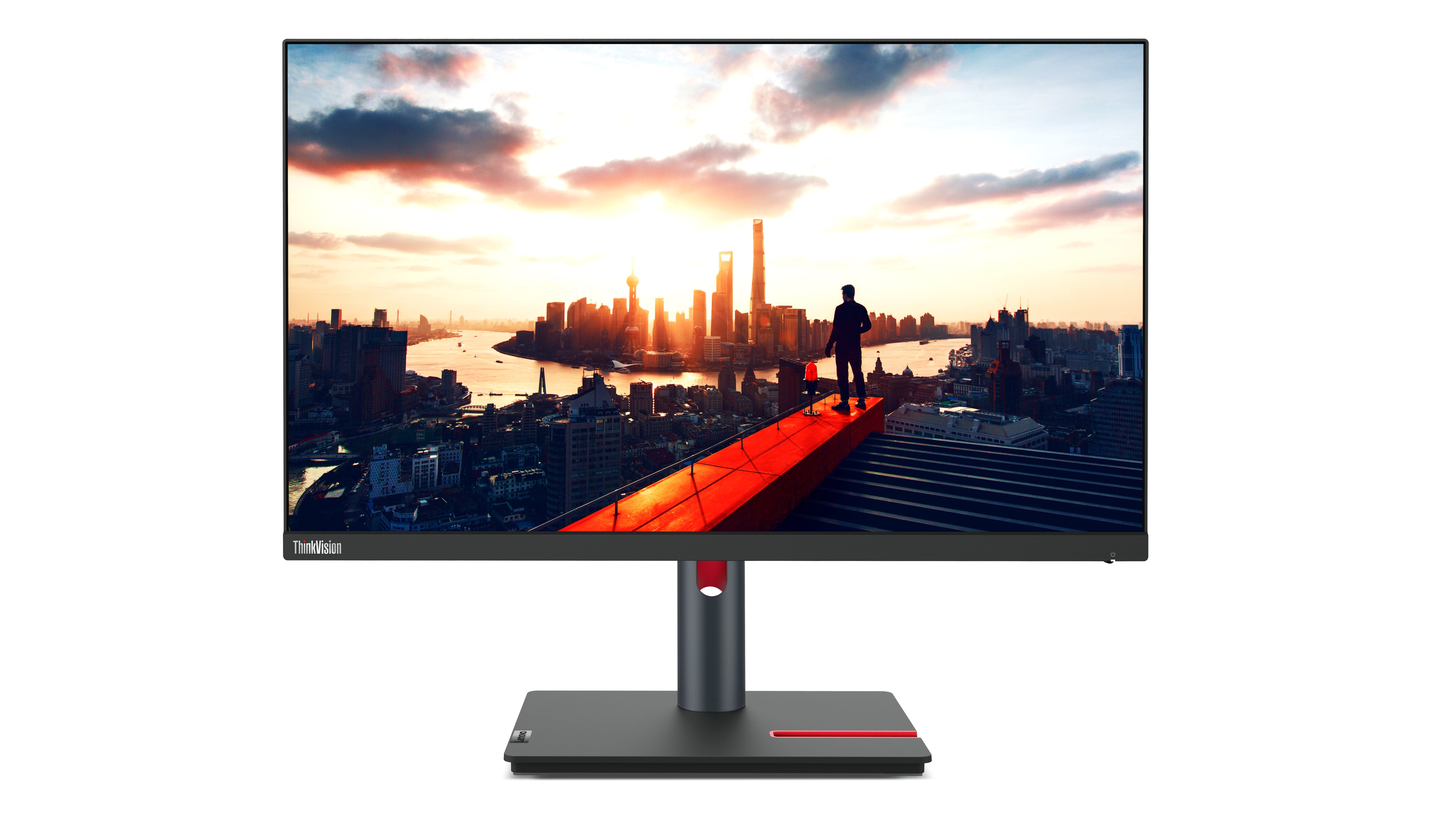 ThinkVision P24h-30 - 23.8 inch - Quad HD IPS LED Monitor - 2560x1440 - Pivot / HAS / RJ45 / USB-C