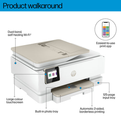 HP ENVY Inspire 7924e All-in-One Printer - Kleur - 15 ppm - Portobello