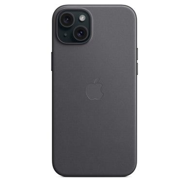 Apple FineWoven Hoesje met MagSafe voor iPhone 15 Plus - Zwart