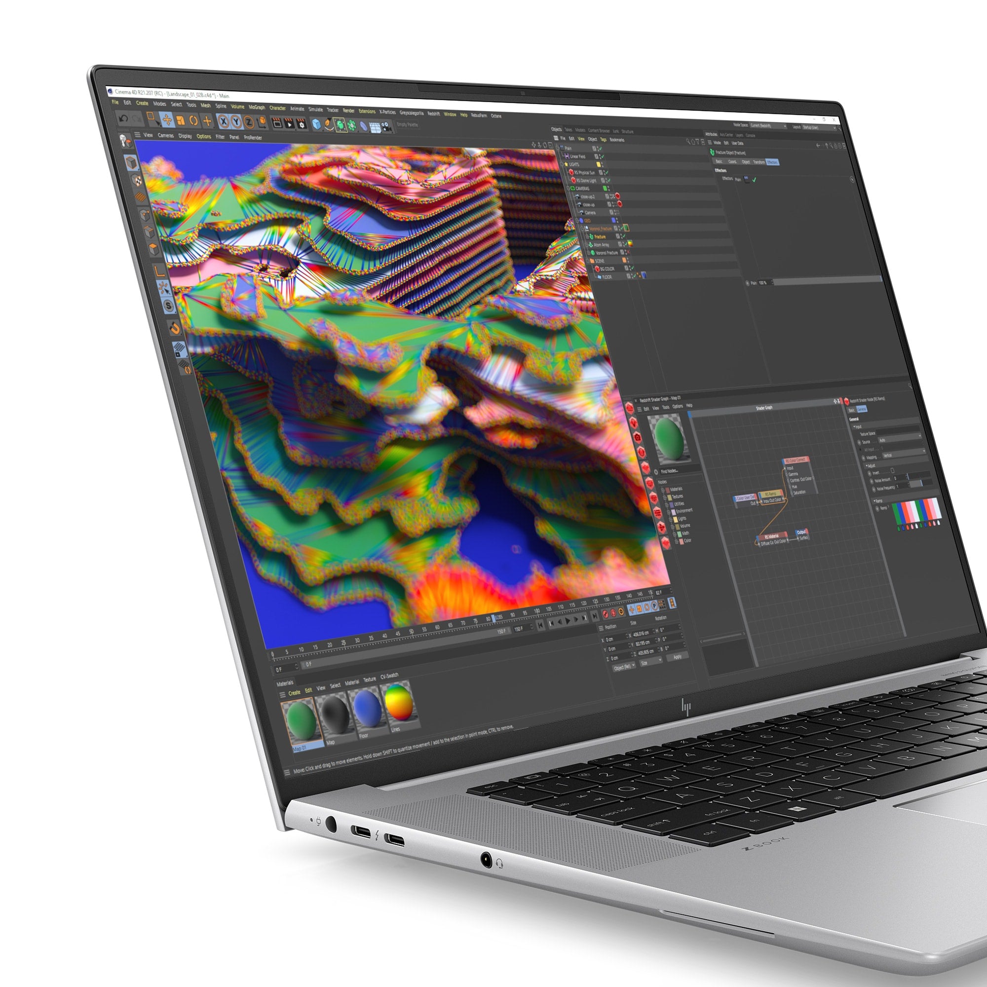 HP ZBook Studio G10 Intel® Core™ i7 i7-13700H Mobile workstation 40.6 cm (16") WQXGA 32 GB DDR5-SDRAM 1 TB SSD NVIDIA GeForce RTX 4070 Wi-Fi 6E (802.11ax) Windows 11 Pro Silver 863K2ET#ABU