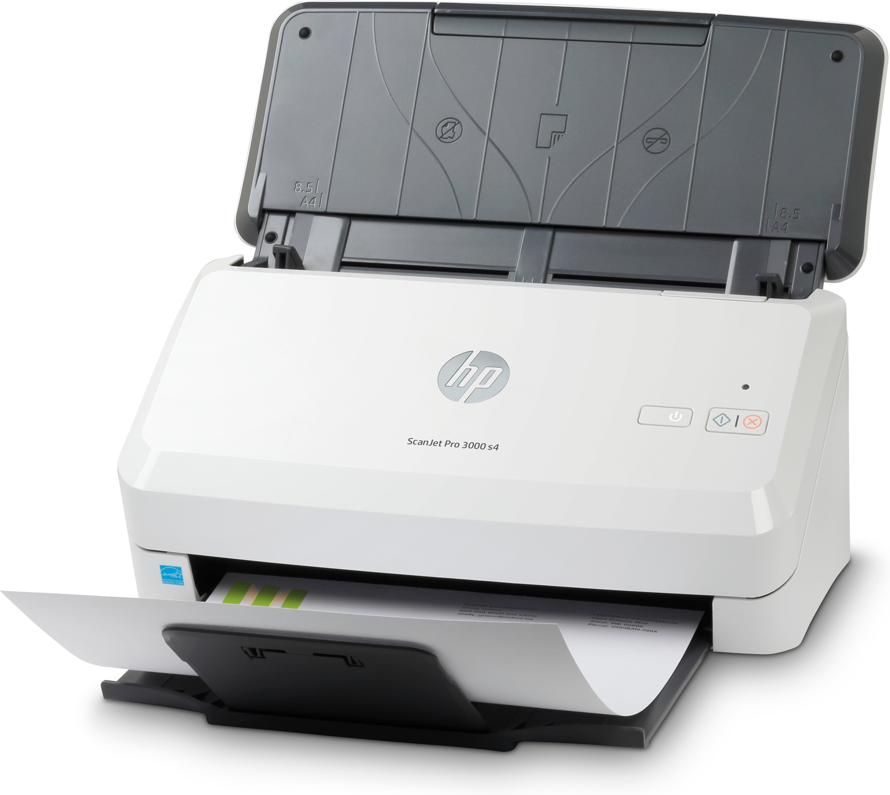 HP Scanjet Pro 3000 s4 Alimentation papier de scanner 600 x 600 DPI A4 Noir, Blanc 6FW07A#B19