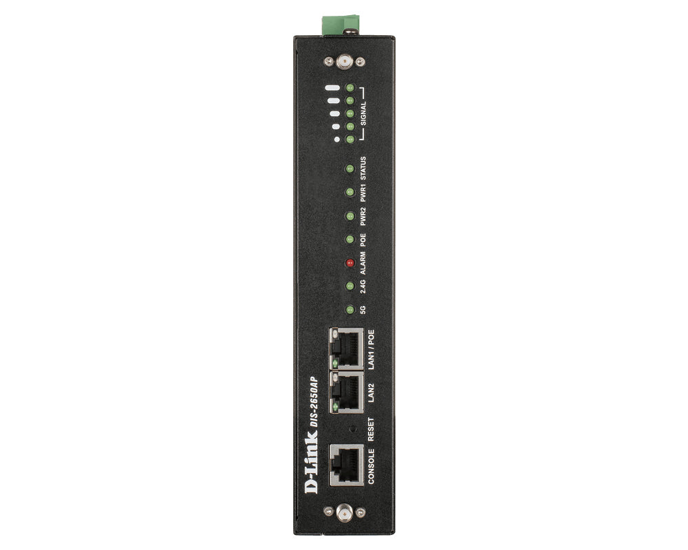 D-Link DIS-2650AP point d'accès réseaux locaux sans fil 1200 Mbit/s Noir Connexion Ethernet, supportant l'alimentation via ce port (PoE) DIS-2650AP