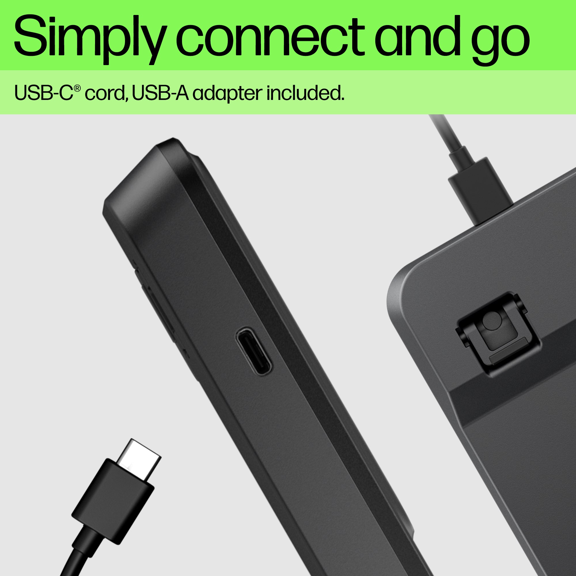 HP 405 Multi-Device Backlit Wired Keyboard 7N7C1AA#ABD