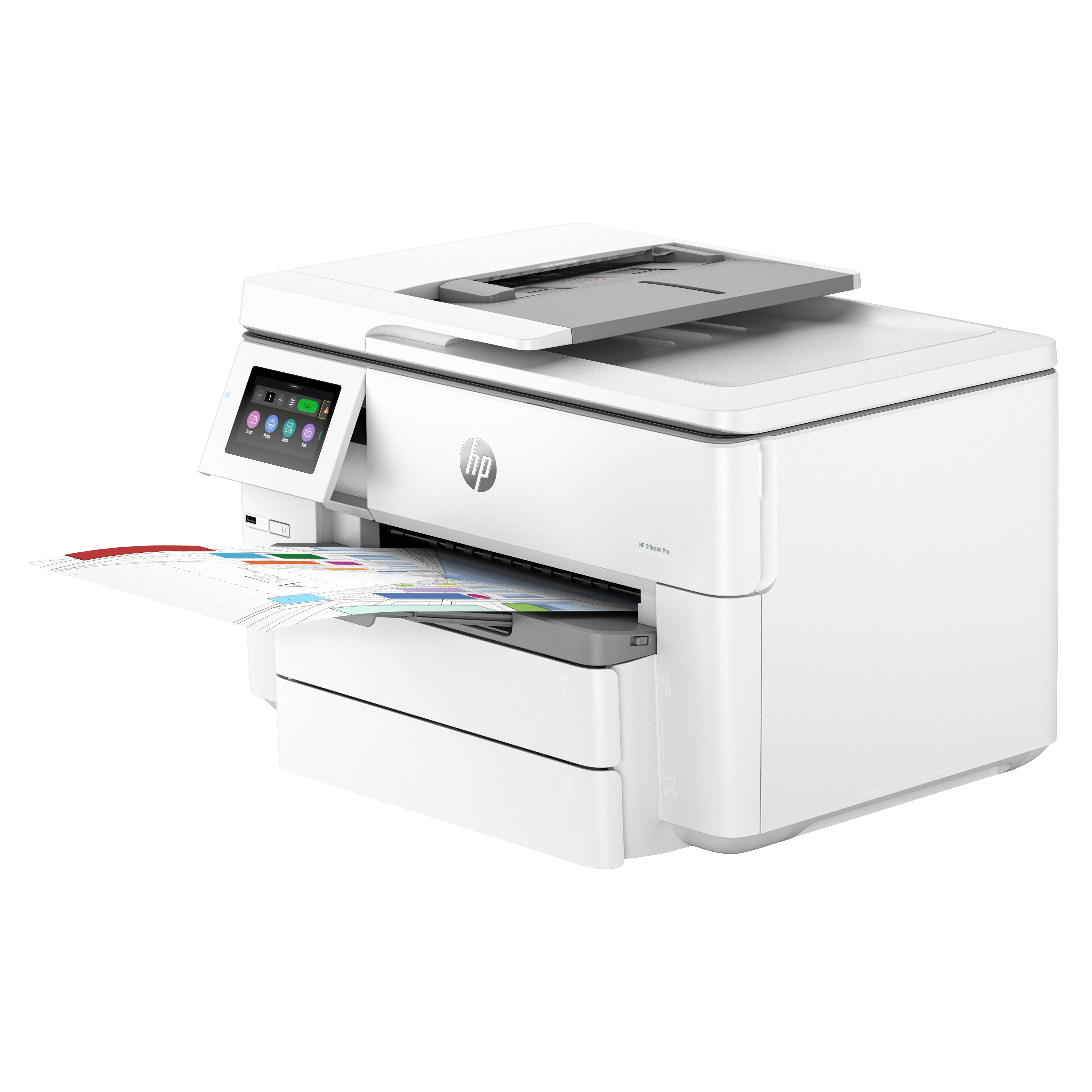 HP OfficeJet Pro 9730e Sans fil All-in-One Couleur Imprimante, Instant Ink; Impression recto-verso 537P6B#629