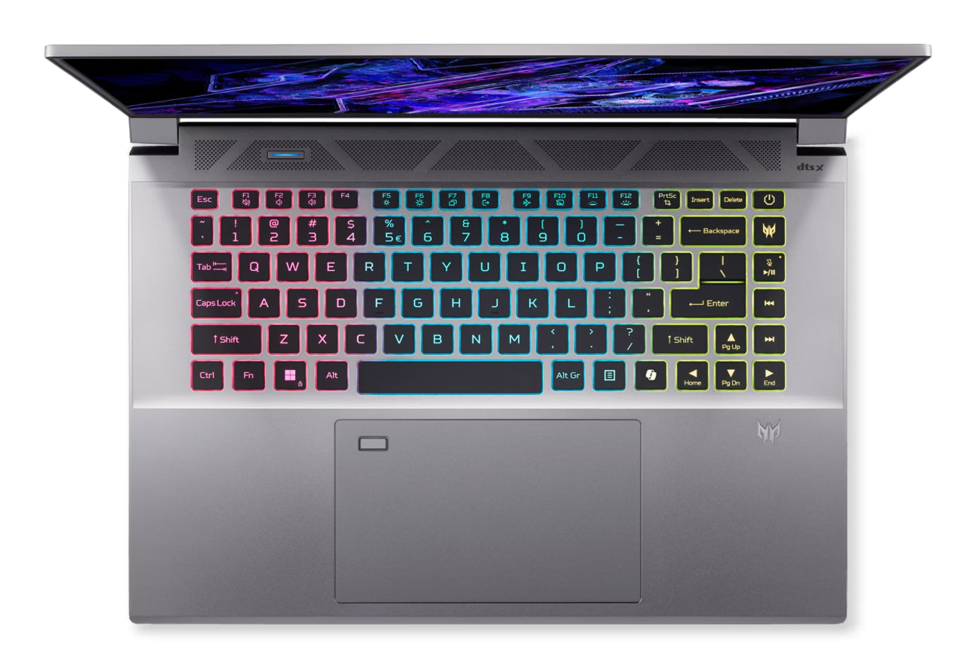 Acer Predator Triton Neo 16 PTN16-51-978P Copilot+ PC Intel Core Ultra 9 185H Ordinateur portable 40,6 cm (16") WQXGA+ 32 Go LPDDR5x-SDRAM 1 To SSD NVIDIA GeForce RTX 4070 Wi-Fi 6 (802.11ax) Windows 11 Home Argent NH.QPPEG.002