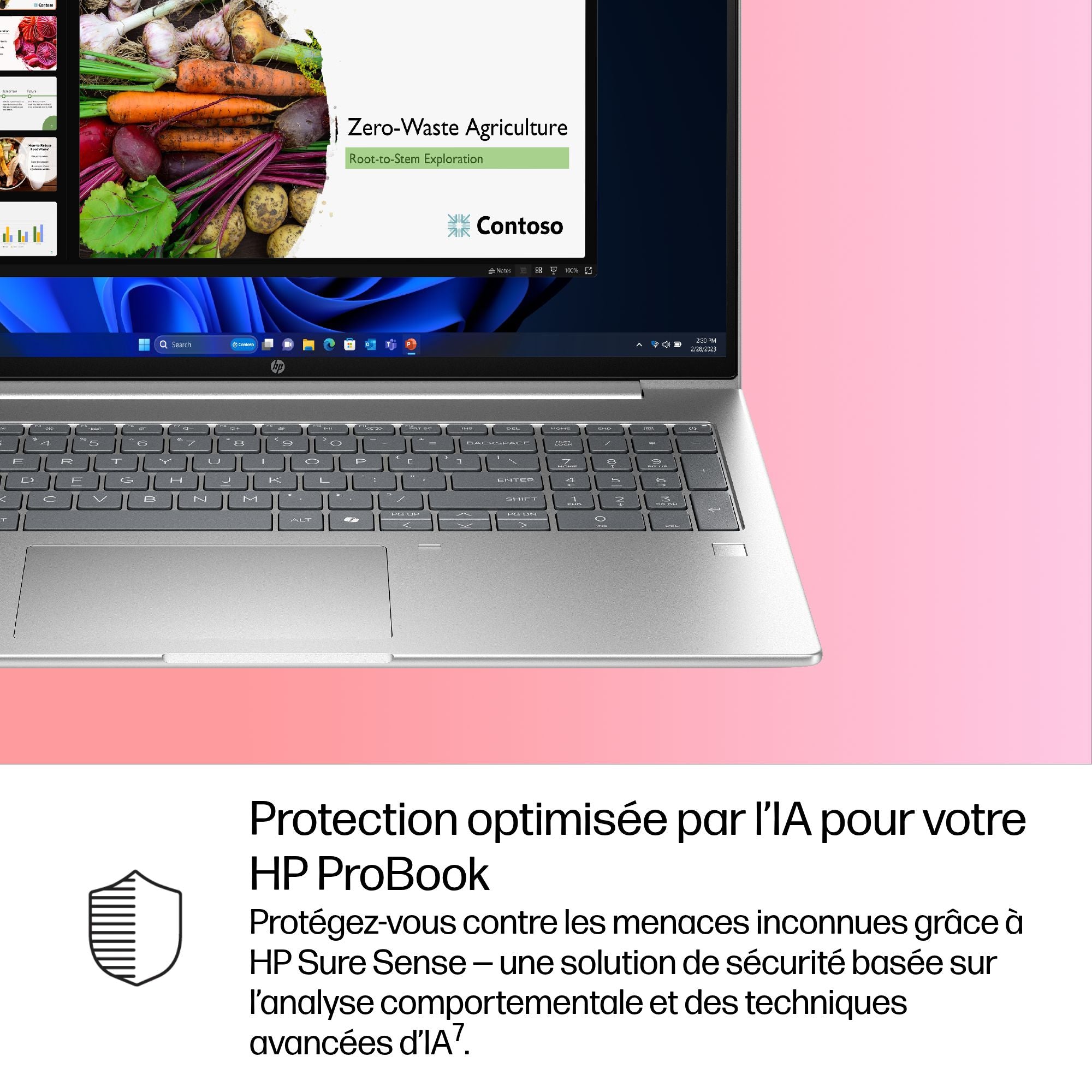 HP ProBook 4 G1I ai PC Ultra 5 225U/8GB/256GB/16" W11P/AZERTY B9YR7ETABF - Compridis