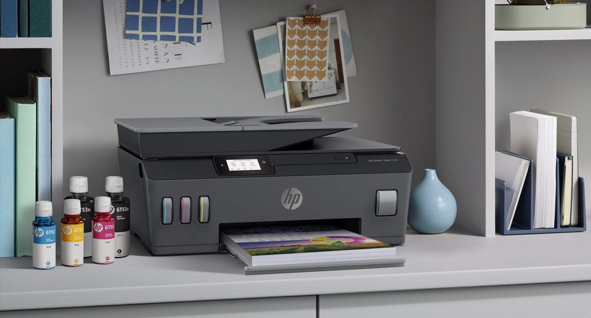HP Smart Tank 530 Wireless All - in - One Thermische inkjet A4 4800 x 1200 DPI 11 ppm 4SB24ABEW - Compridis