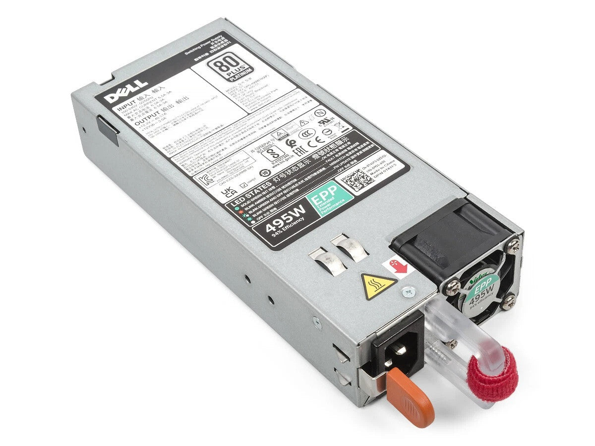 DELL PowerEdge 13e/14e generatie 495W Platinum voeding met normale luchtstroom 0T41F3 - Compridis