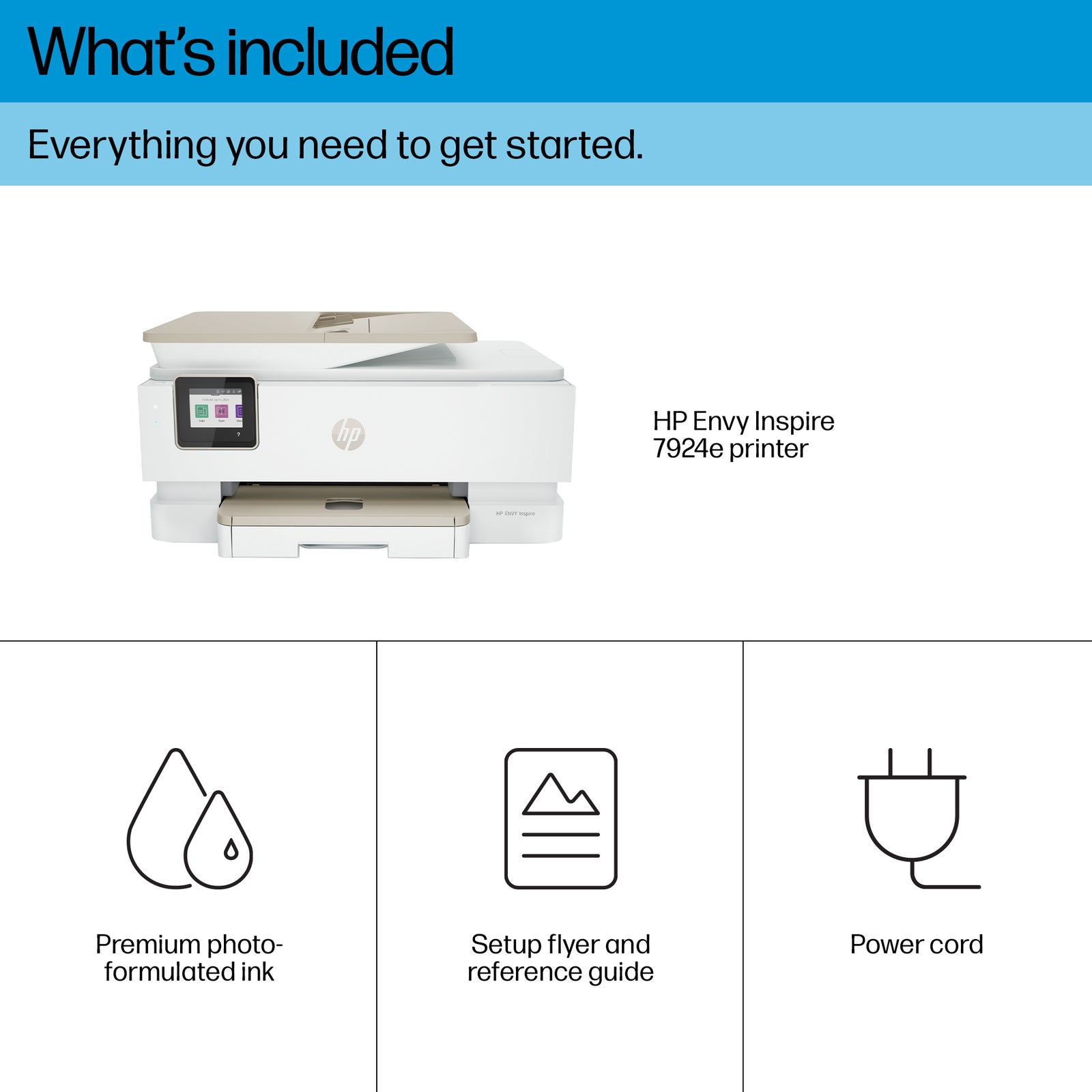 HP ENVY Inspire 7924e All-in-One Printer - Kleur - 15 ppm - Portobello