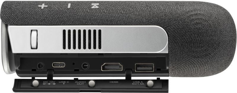 Projecteur LED WVGA (854x480) 360 lumens LED, 2x3W Harman Kardon Cube, incl. WiFi/Bluetooth (SMART) + sortie audio BT. HDMI, USB-C