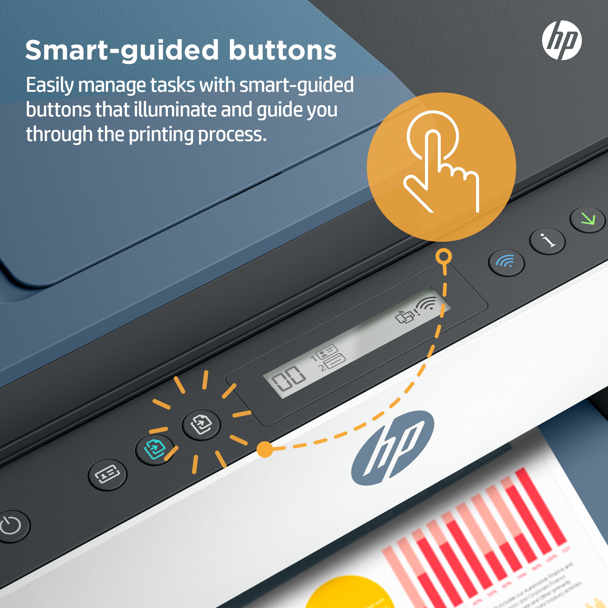 HP Smart Tank 7306 Sans fil All-in-One Couleur Imprimante, Impression recto-verso; copieur, scanner 28B76A