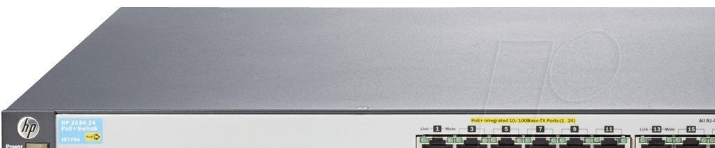 HP 2530 - 24 - POE+/1 zendontvanger inbegrepen J9779AABB - Compridis