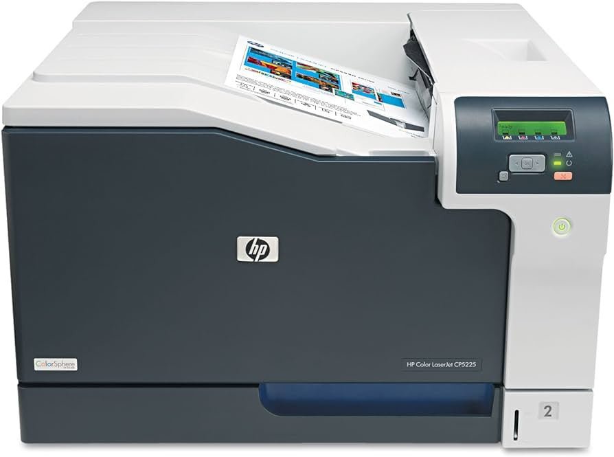 HP Color LaserJet Professional CP5225 CE710A – 20 ppm kleur/A3 laserprinter, Zwart/Grijs - Compridis
