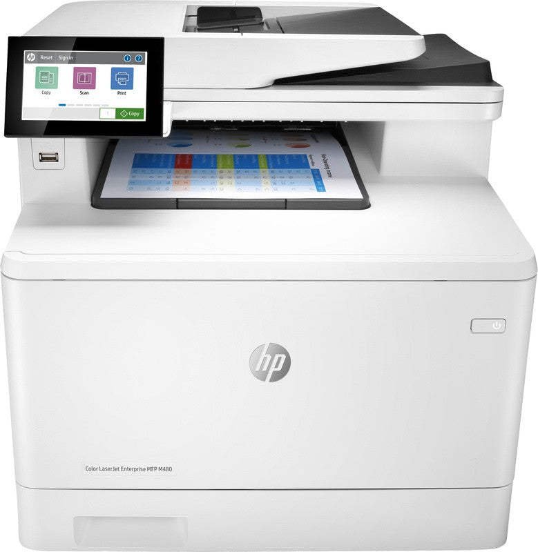 HP Enterprise MFP M480f Kleurlaserprinter – 27 ppm, Duplex, 3QA55A - Compridis