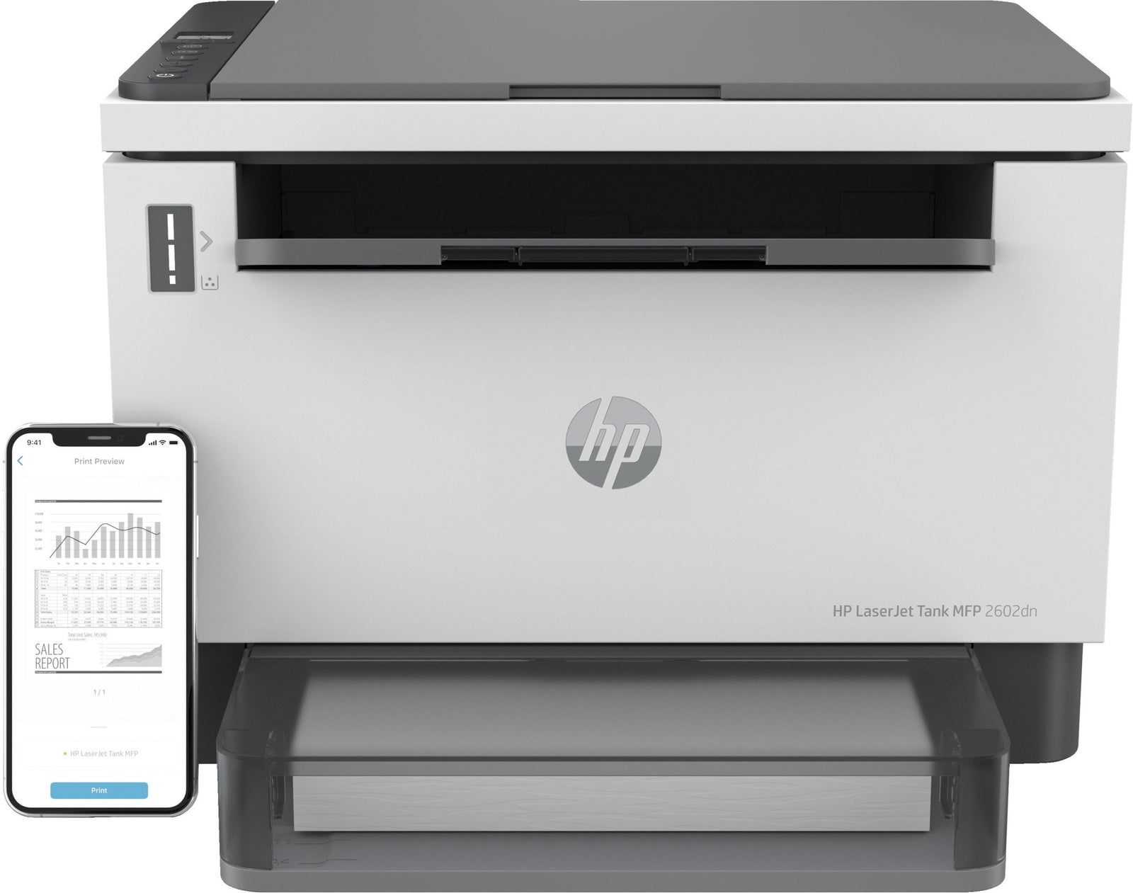 HP LaserJet Tank MFP 2602DN 2R3F0A - Duplex Printer - Compridis