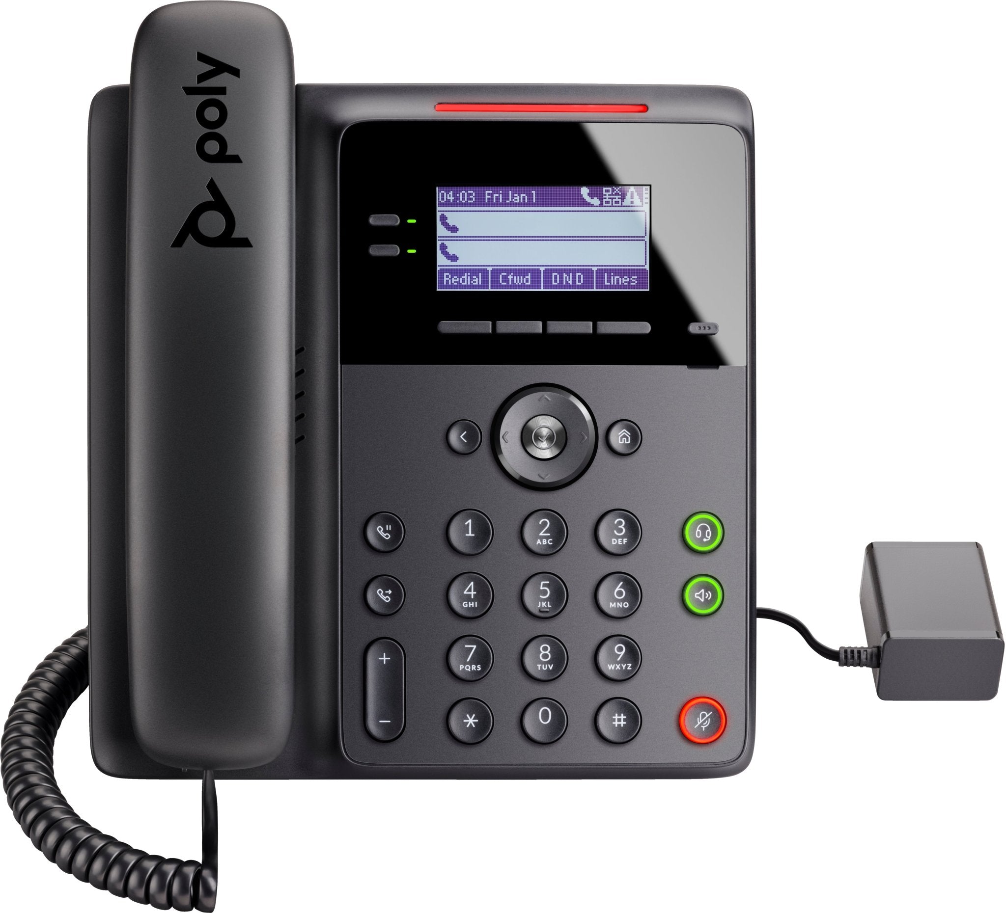 HP Poly Edge B20 IP - telefoon met PoE - ondersteuning 2200 - 49805 - 025 - Compridis