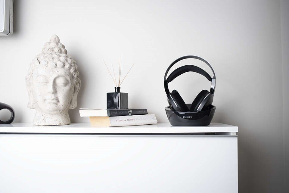 Philips SHD8850/12 headphones/headset Wireless Head-band Music Black SHD8850/12