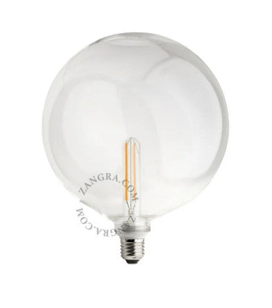 Zangra Lampe à filament LED dimmable – Ø 20x24cm – E27 – 3,5W – 2200K 001.01.200