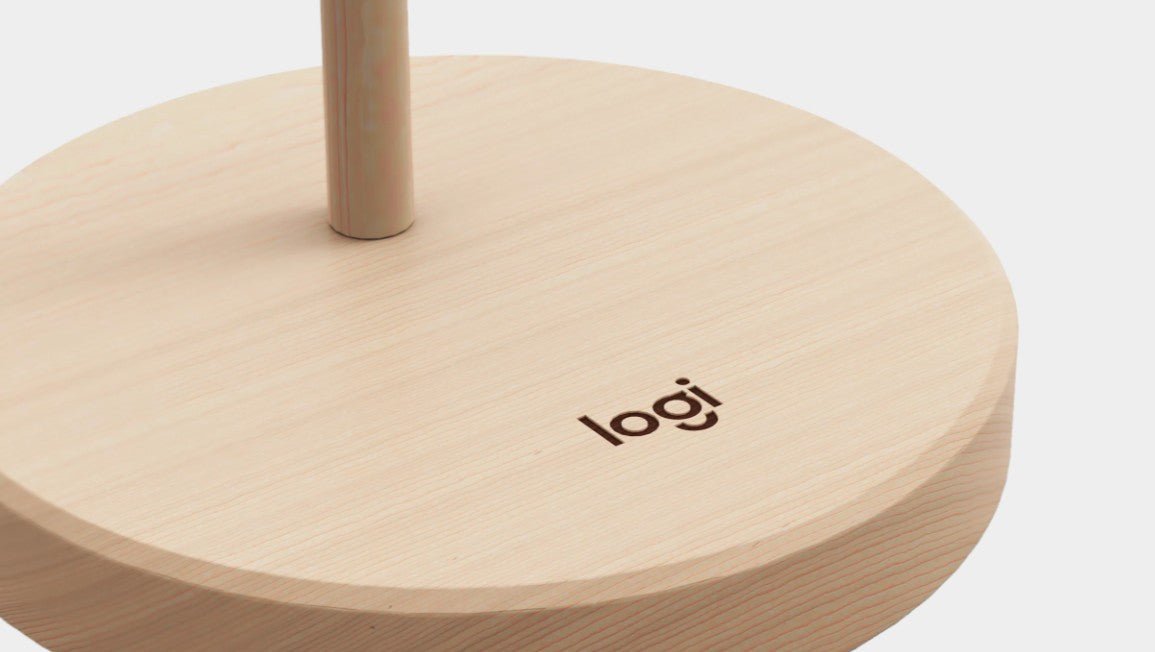 LOGITECH Logi Houten Headsetstandaard 989 - 001150 - Compridis