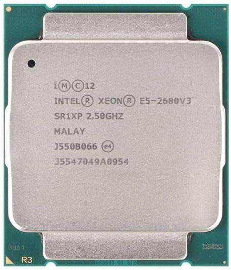 intel Processeur Xeon E5-2680V3 2,5 GHz 30 Mo de cache L3 12 cœurs SR1XP