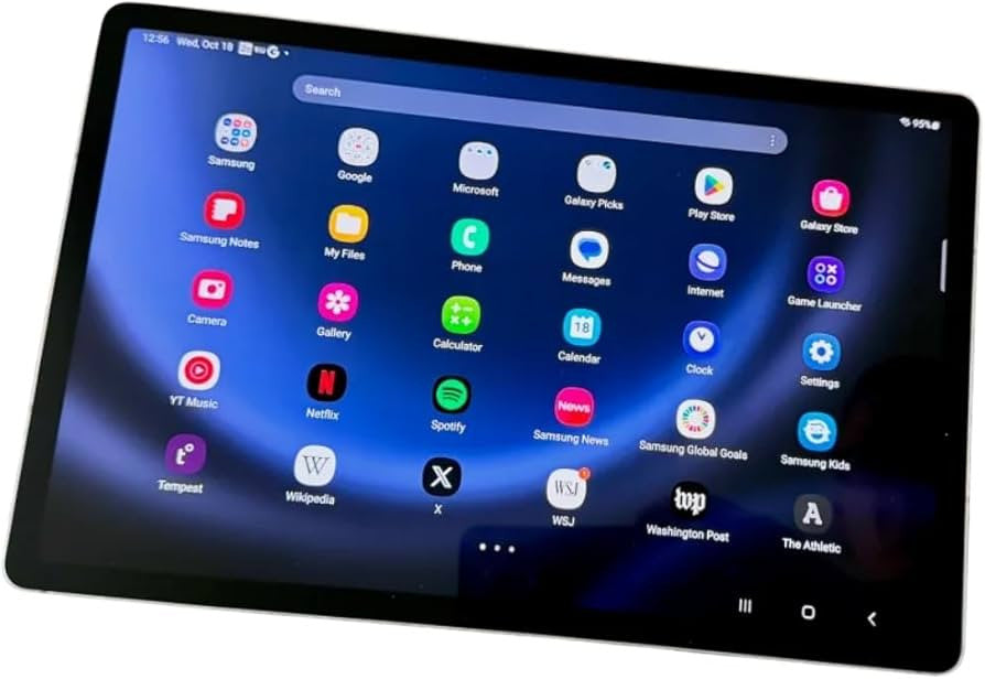 Samsung Galaxy Tab S9 FE WiFi Gray 6+128GB Samsung Exynos 27,7 cm (10.9") 6 GB Wi-Fi 6 (802.11ax) Android 13 Grijs SM-X510NZAAEUB