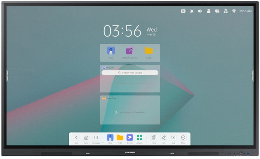 Samsung WA86C tableau blanc interactif 2,18 m (86") 3840 x 2160 pixels Écran tactile Noir LH86WACWLGCXEN