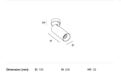 Intra Lighting Pipes C 100 deco 2350 LM 28 W 940 fo 36° 13052044201