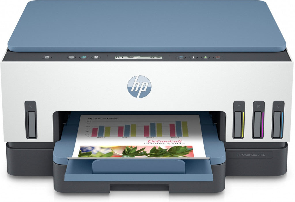 HP Smart Tank 7006 Wireless All-in-One Color Printer, Two-sided printing; Copier, Scanner 28B55A