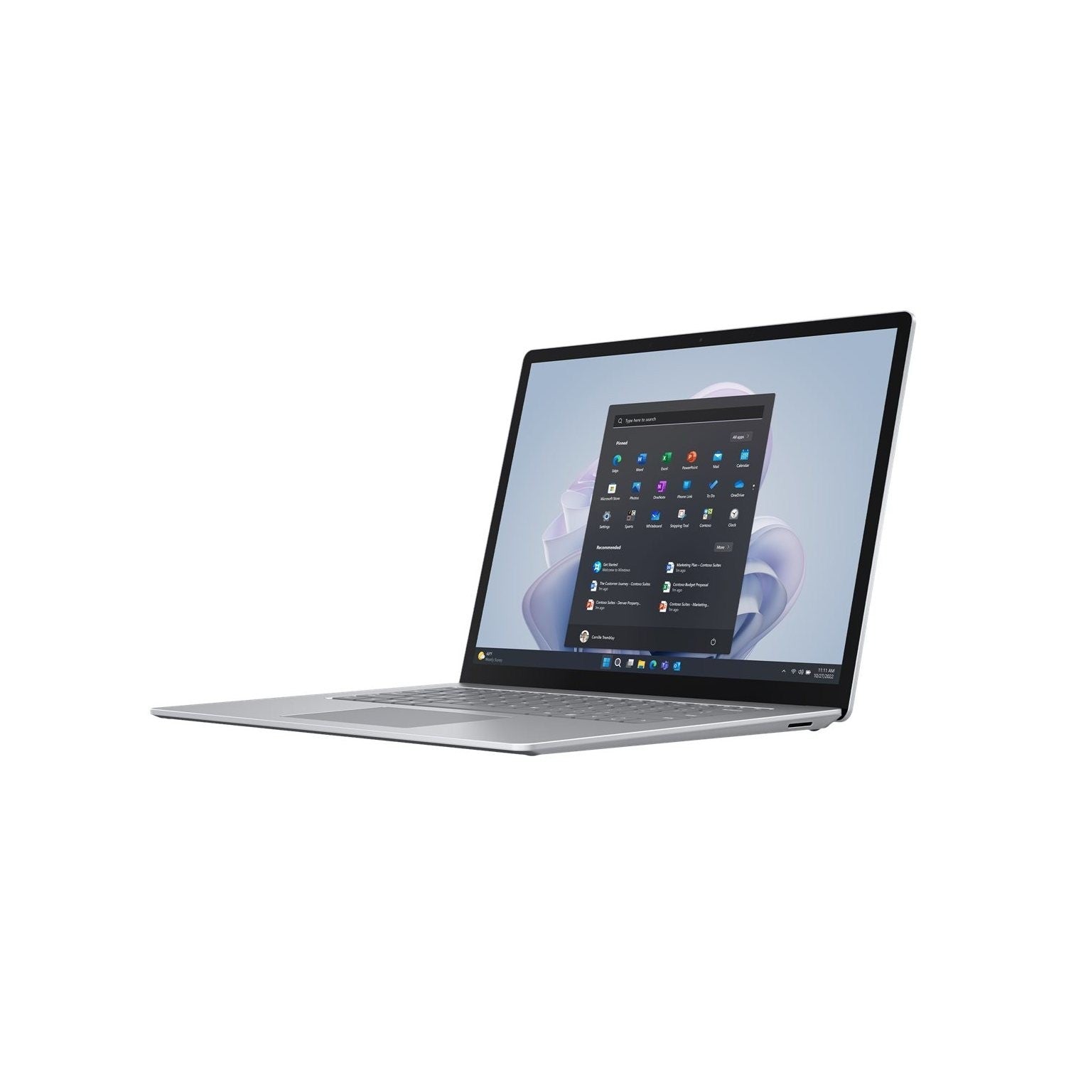 Microsoft Surface Laptop 5 Intel® Core™ i5 i5-1245U Ordinateur portable 34,3 cm (13.5") Écran tactile 8 Go LPDDR5x-SDRAM 256 Go SSD Wi-Fi 6 (802.11ax) Windows 11 Pro Anglais britannique Platine R1A-00004