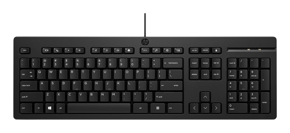 HP Clavier filaire 125 touches QWERTY danois 266C9AA#ABY