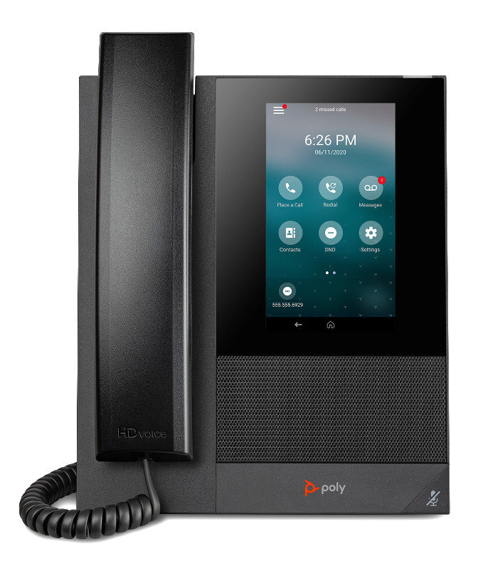 Poly CCX 500 téléphone fixe Noir LCD 2200-49710-025