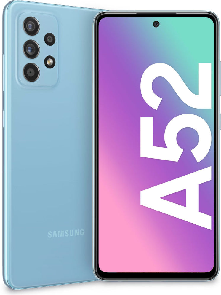 Samsung Galaxy A52 4G SM-A525F 16,5 cm (6.5") Dual SIM Android 11 USB Type-C 6 GB 128 GB 4500 mAh Blauw SM-A525FZBGEUB