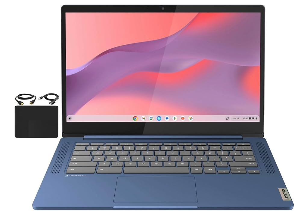 Lenovo IdeaPad Slim 3 Chrome 14M868 MediaTek Kompanio 520 Chromebook 35,6 cm (14") Full HD 4 Go LPDDR4x-SDRAM 128 Go eMMC Wi-Fi 6 (802.11ax) ChromeOS Français Gris 82XJ003JFR