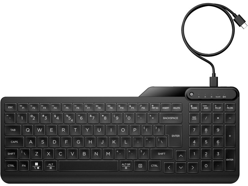 HP Clavier filaire rétroéclairé multi-appareil 405 7N7C1AA#ABD
