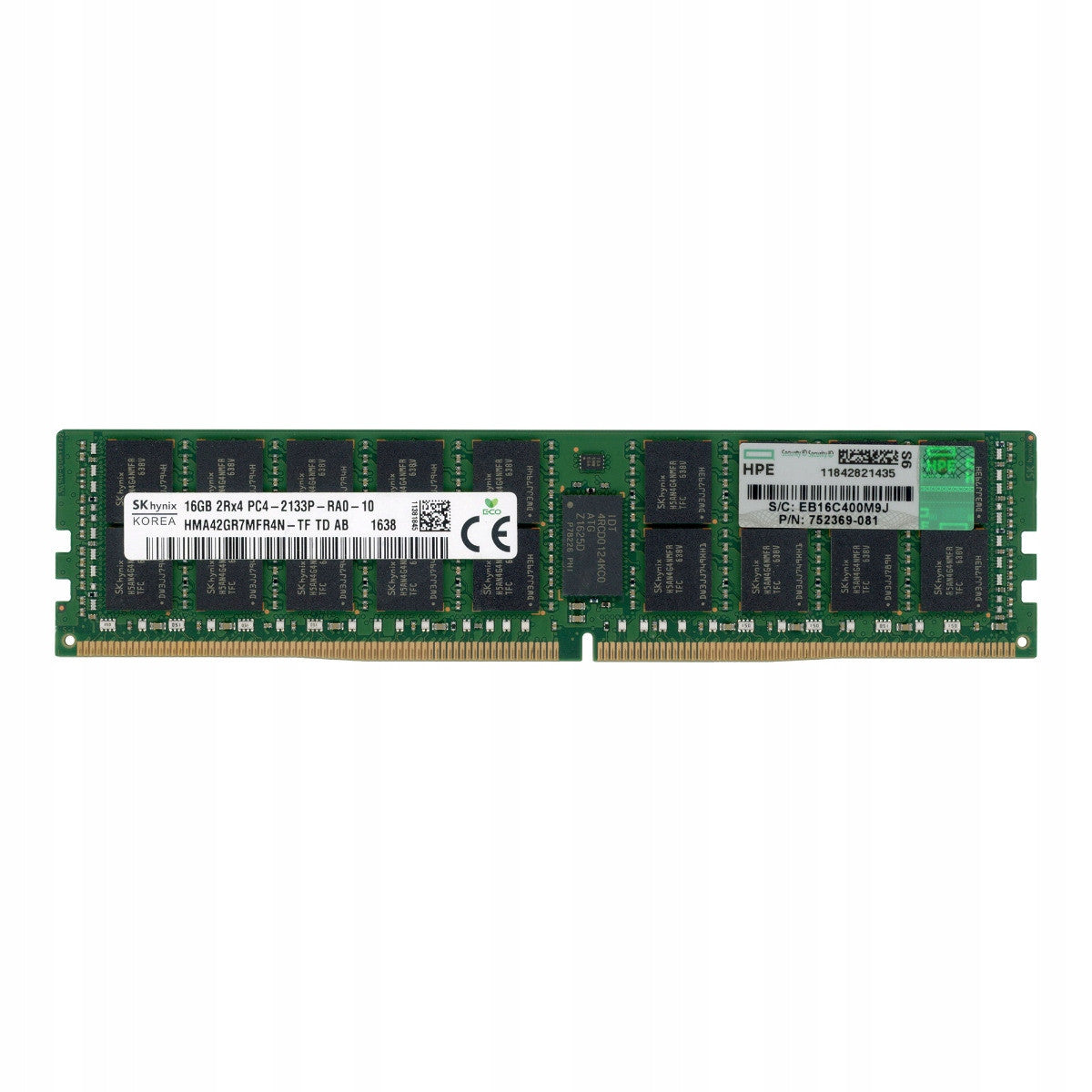 HP 16 GB (1x16 GB) DDR4-2133 PC4-17000 ECC Registered rdimm 752369-081