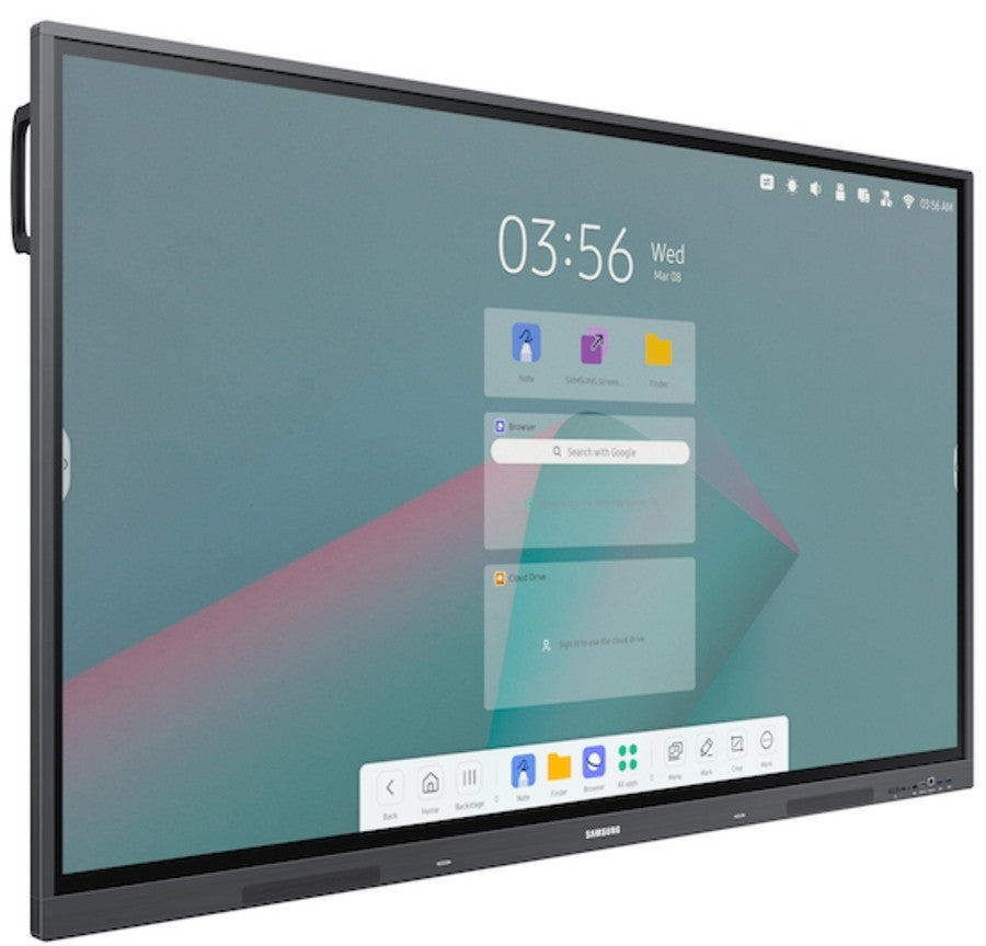 Samsung WA86C tableau blanc interactif 2,18 m (86") 3840 x 2160 pixels Écran tactile Noir LH86WACWLGCXEN