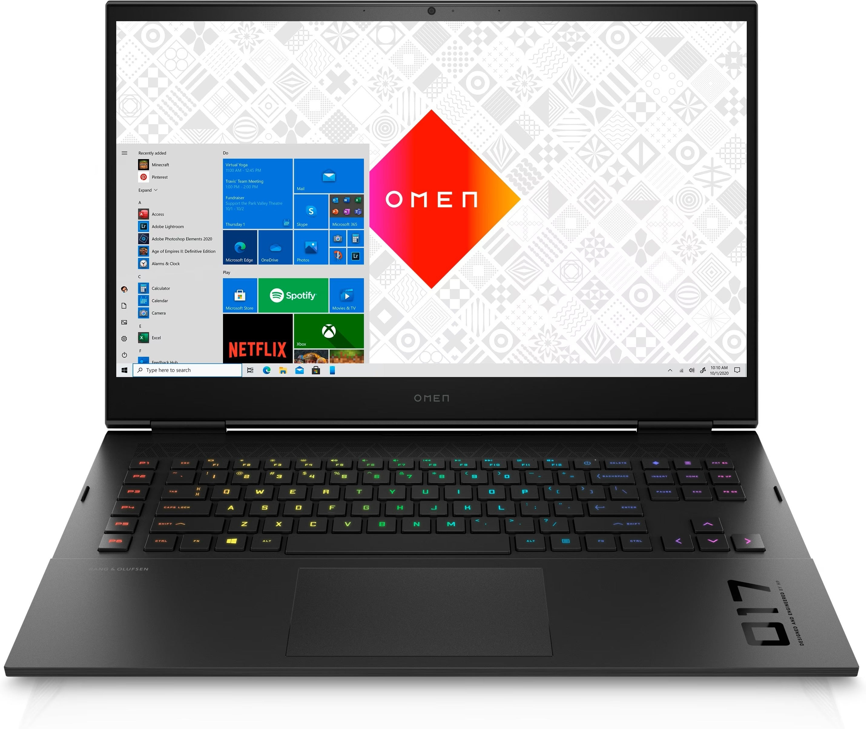 HP OMEN Omen 17 I7-11800H 16GB 512GB RTX 3060 Black 17.3" QWERTZ 4N8V2EA#ABD