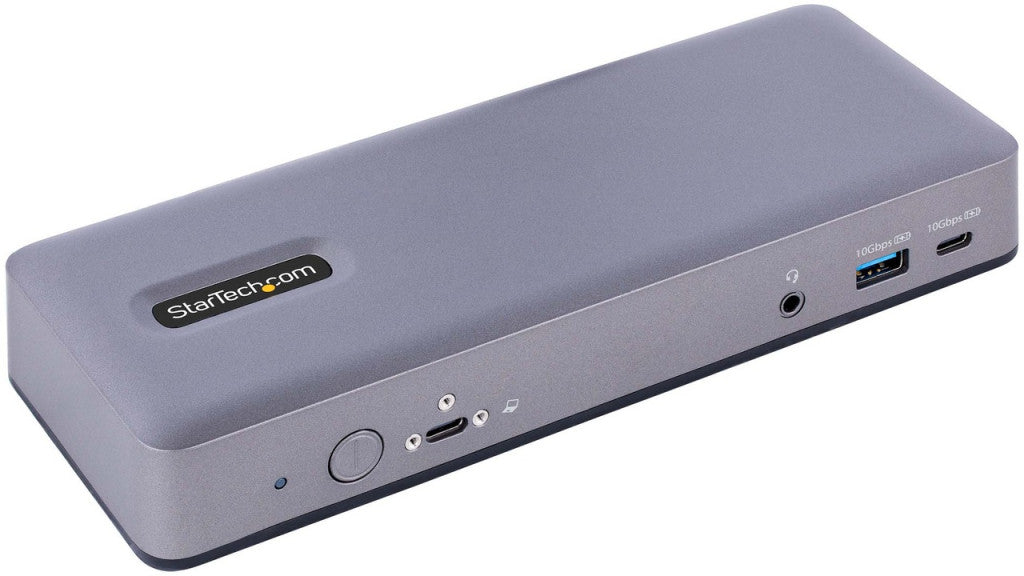 StarTech.com USB - C Docking Station, Multi Monitor USB - C Dock, HDMI/DP/DP Alt - mode, 3x 4K30 / 2x 4K60, 7 - Port USB Hub, 60W Power Delivery, GbE, 3.5mm Audio, Works With Chromebook Certified DK31C3MNCRUE - Compridis