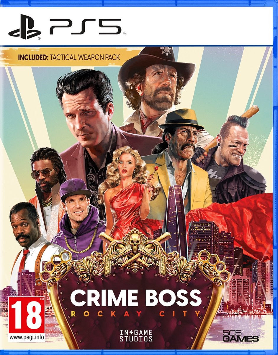 505 Games Crime Boss: Rockay City Standard Allemand, Anglais, Espagnol, Français, Italien, POR-BRA, Russe PlayStation 5 CBOSSPS501