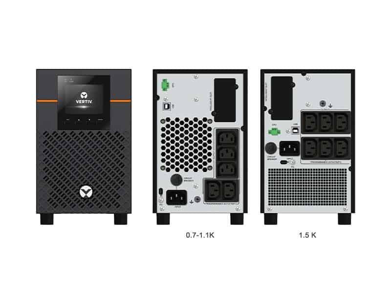 Vertiv Liebert EDGE-1500IMT UPS Line-interactive 1,5 kVA 1350 W 5 AC-uitgang(en) EDGE-1500IMT