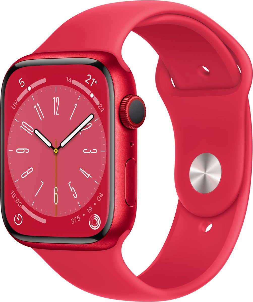 APPLE Horloge S8 45mm Rood Al Rood SP Cel MNKA3TY/A - Compridis