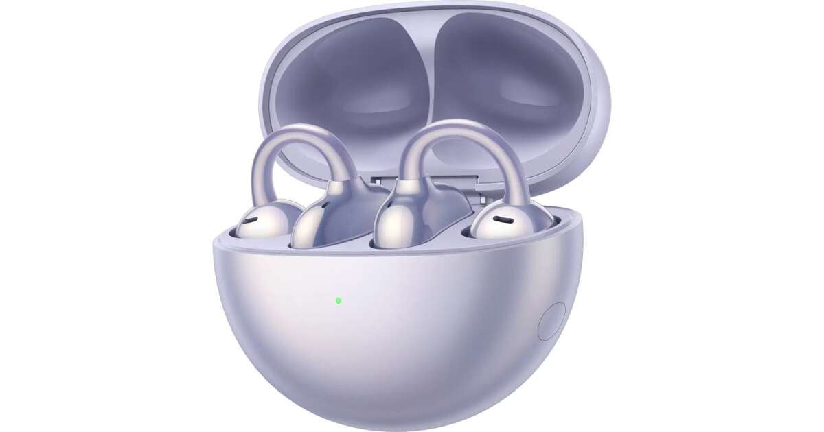 Huawei FreeClip Casque True Wireless Stereo (TWS) Crochets auriculaires Appels/Musique USB Type-C Bluetooth Violet 55037246