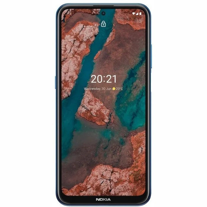 Nokia X20 16,9 cm (6.67") Double SIM Android 11 5G USB Type-C 8 Go 128 Go 4470 mAh Bleu 101QKSLVH002