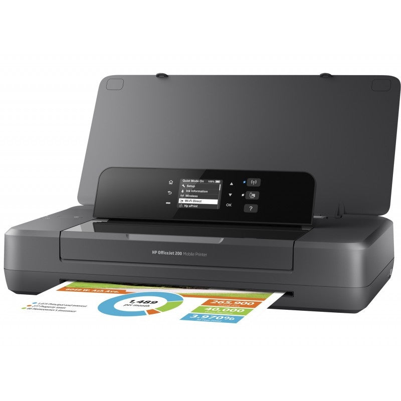 HP Officejet 200 Mobile Wireless Color Printer CZ993A#BHC