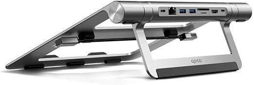 Epico Hub USB-C Multiport 8IN1 USB Type-C 5000 Mbit/s Argent 9915111900082