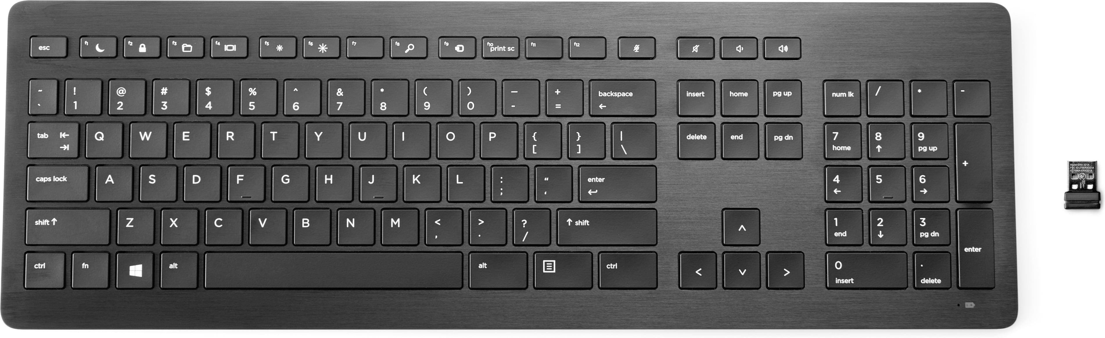 HP Clavier sans fil Premium Noir Royaume-Uni 917665-031