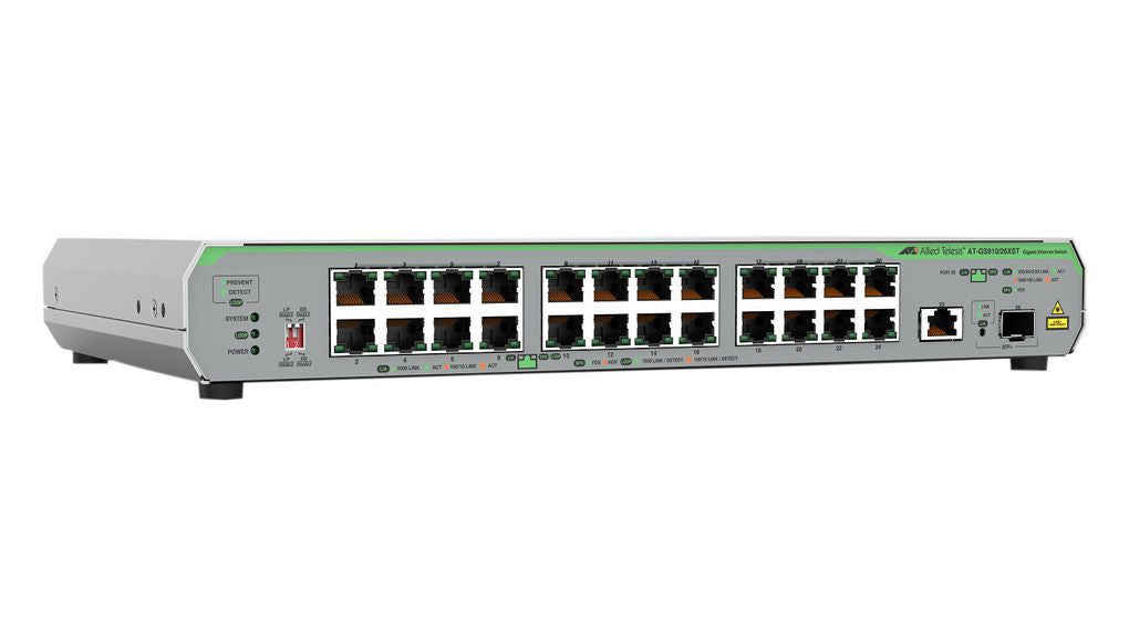ALLIED TELESIS Commutateur Gigabit non géré avec liaison montante 10G AT-GS910/26XST-50